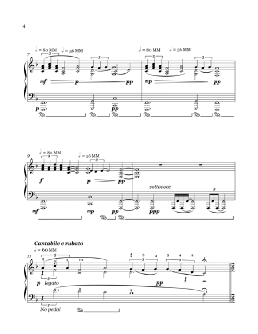Sonata Hymnica No. 2 Piano Solo scores gallery preview page 4