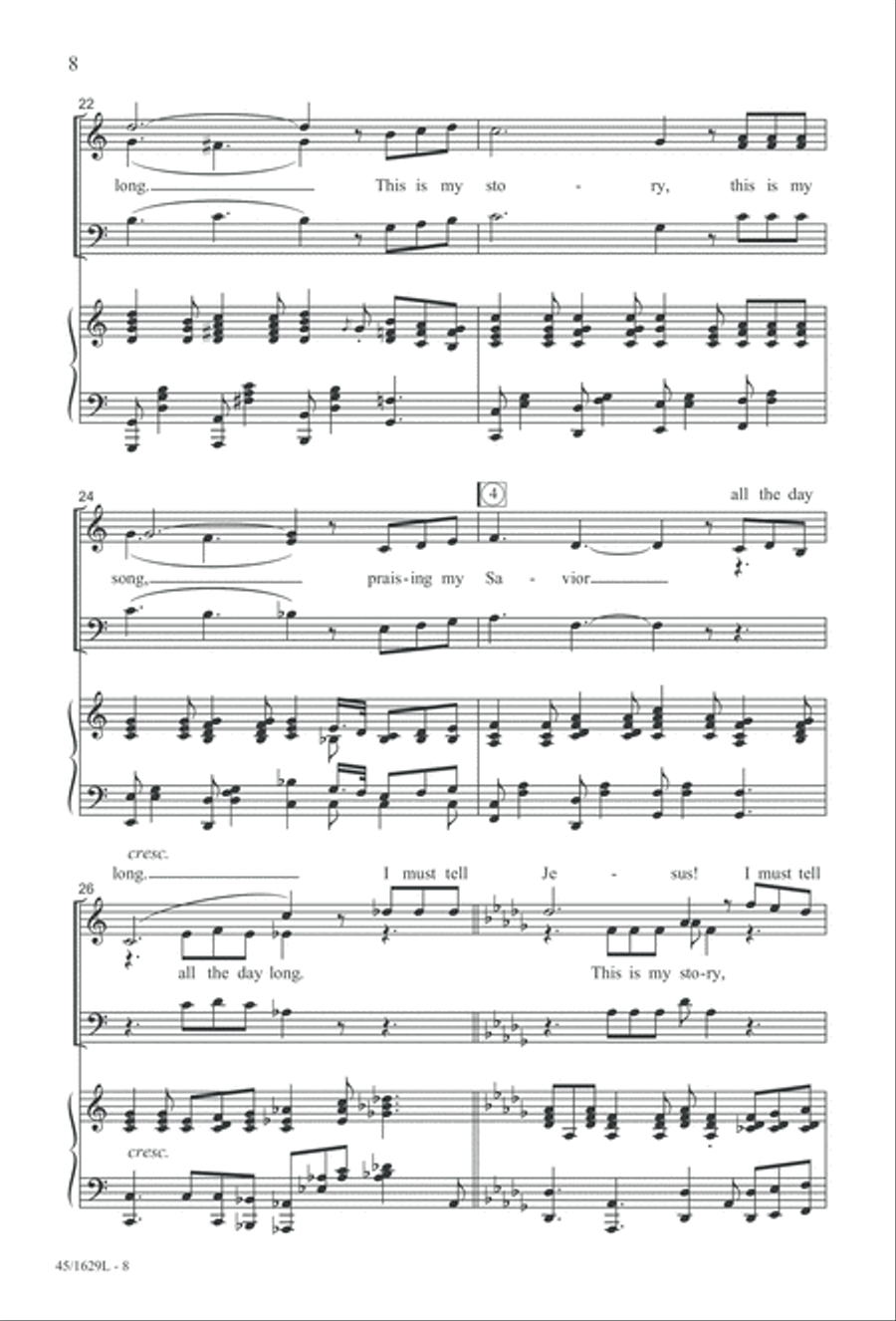Hymns We Love to Sing, Vol. 2 3-Part scores gallery preview page 8