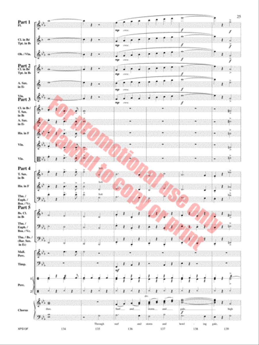 Armed Forces The Pride of America! Concert Band scores gallery preview page 26