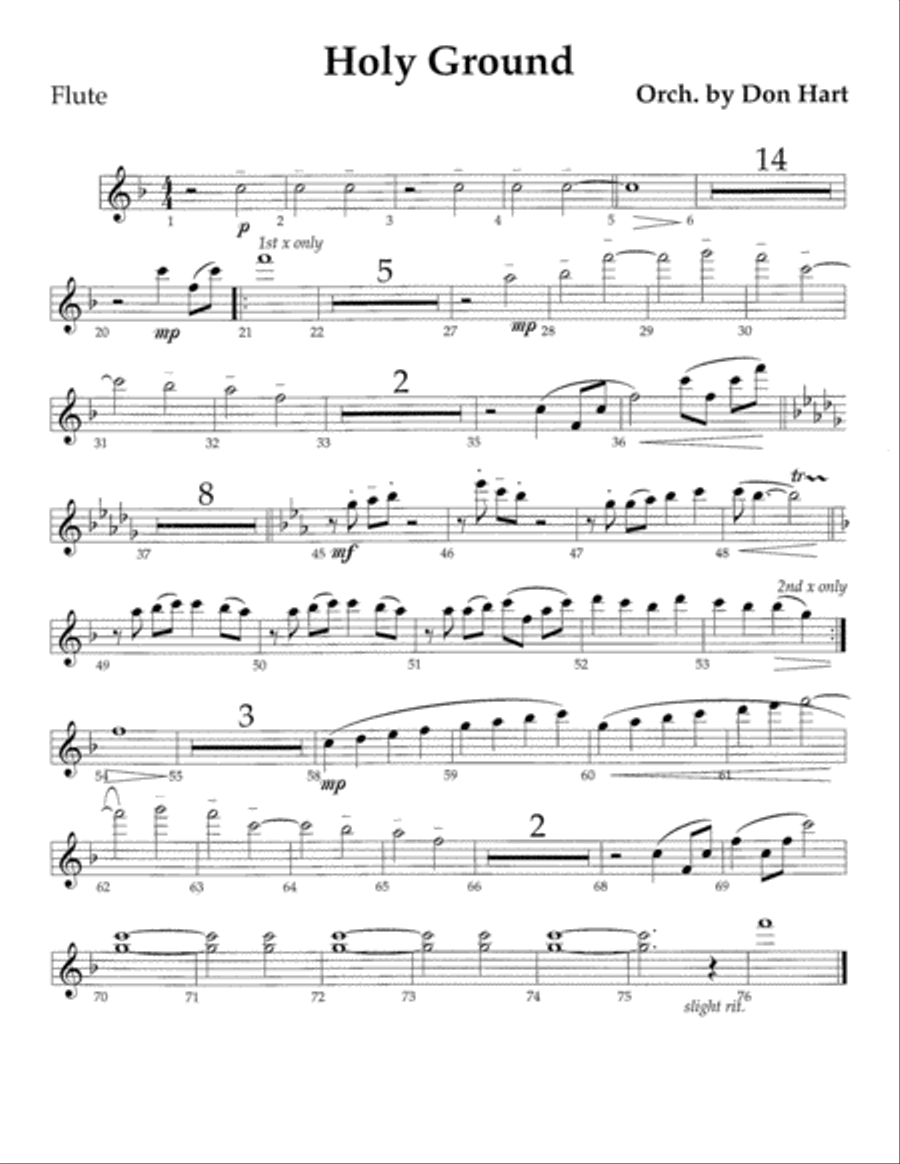 Holy Ground Holy Ground Choir scores gallery preview page 13