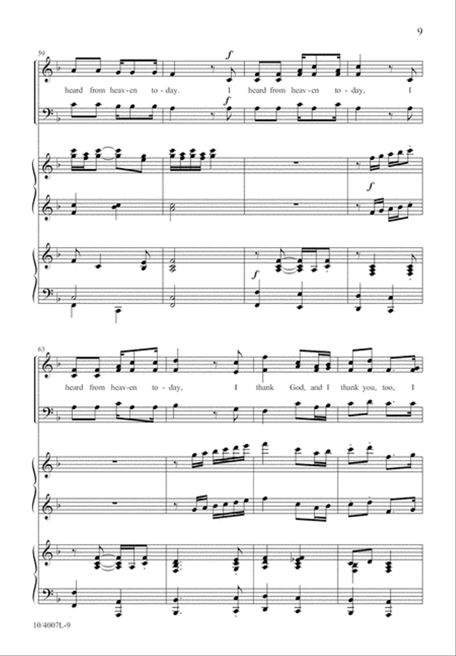 Peter, Go Ring Them Bells 3-Part scores gallery preview page 9