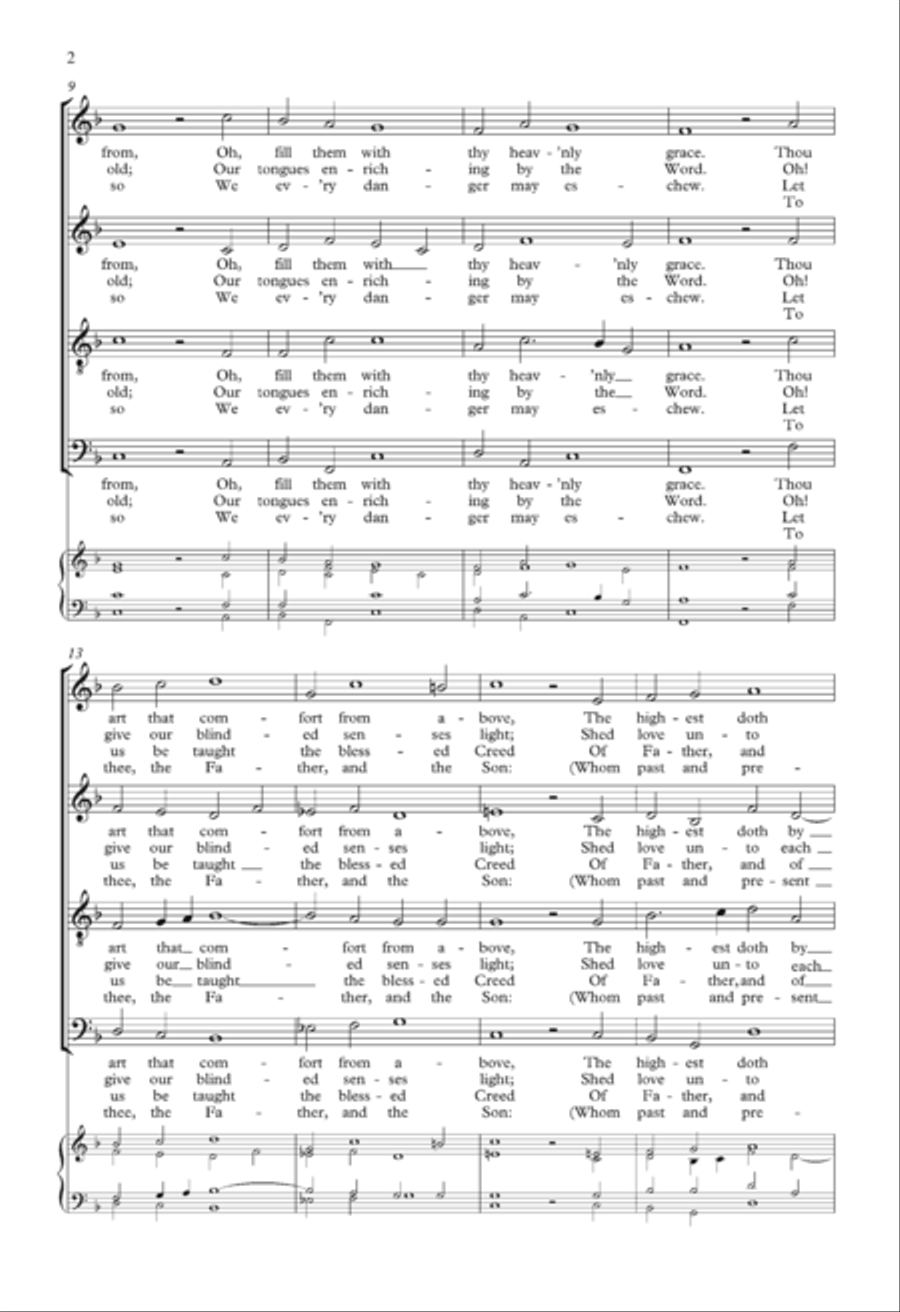 Veni Creator Choir scores gallery preview page 2