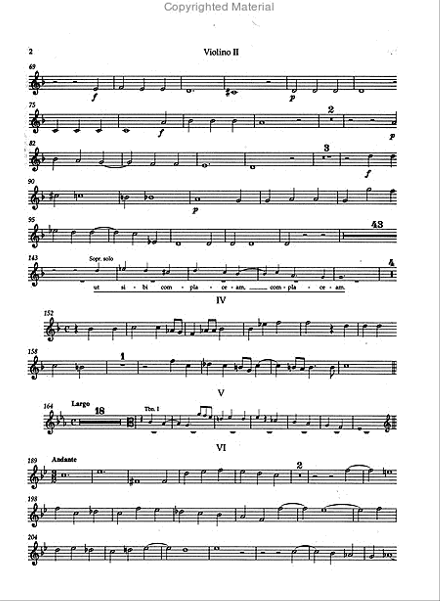 Stabat Mater Violin scores gallery preview page 2