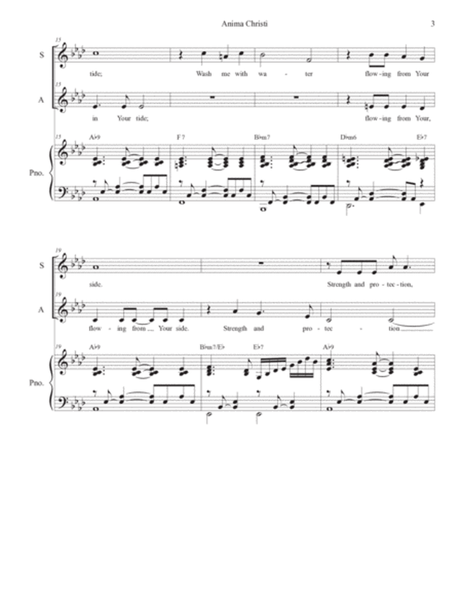 Anima Christi (2-part choir - (SA) image number null