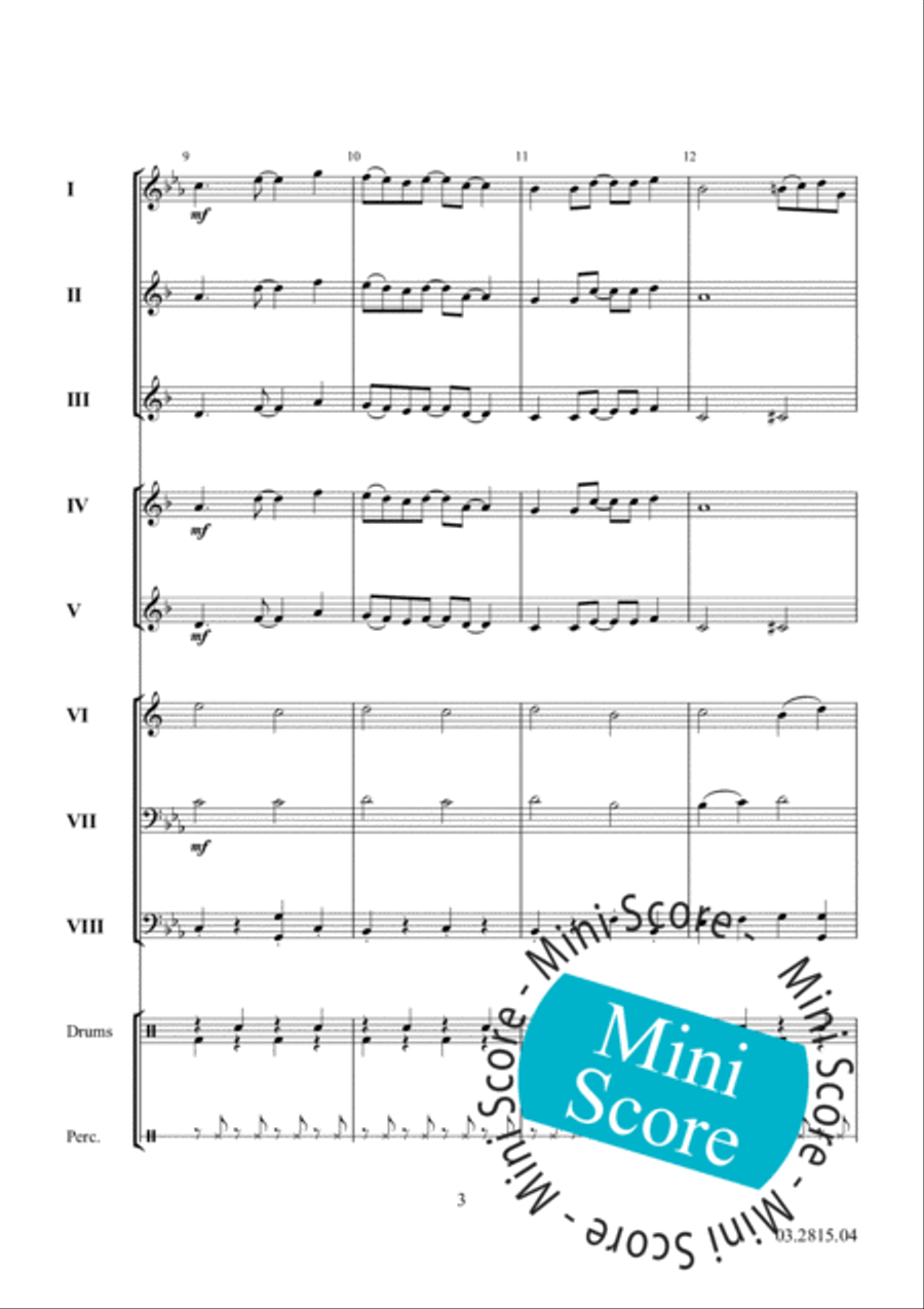 Paseo de Otono Concert Band scores gallery preview page 7