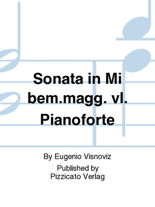 Sonata in Mi bem.magg. vl. Pianoforte