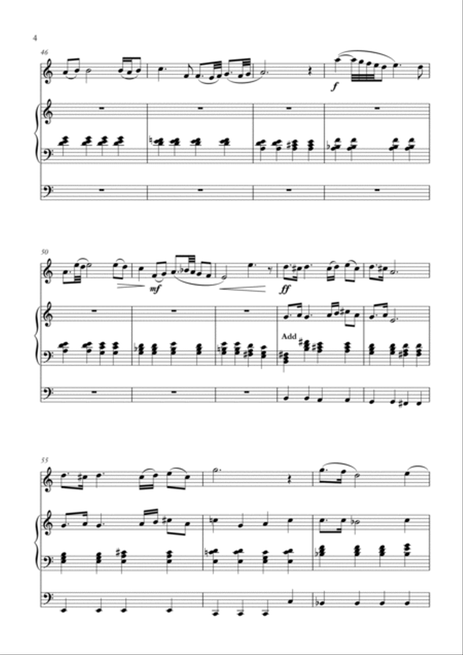 Carson Cooman - Festive Processional Trumpet Duet scores gallery preview page 4