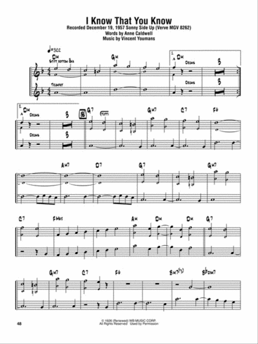 Sonny Rollins Omnibook B-Flat Instrument scores gallery preview page 4