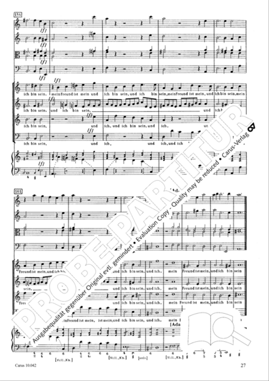 Mein Freund ist mein 4-Part scores gallery preview page 28