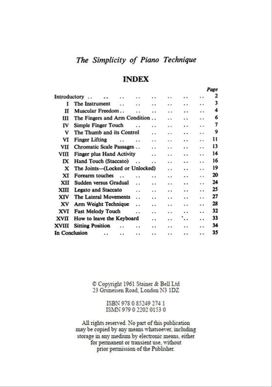 The Simplicity of Piano Technique Piano Method scores gallery preview page 2