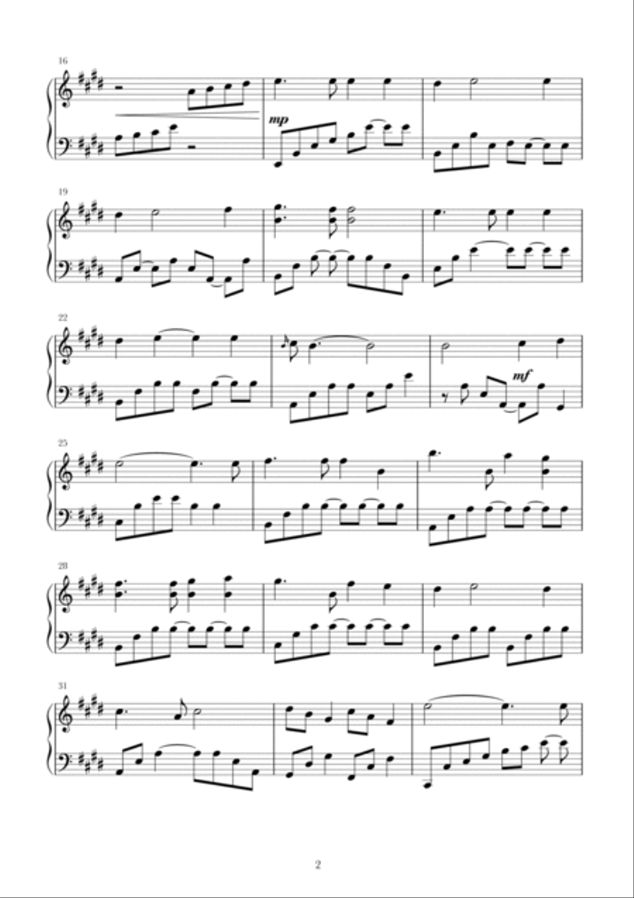 My Heart Will Go On (love Theme From 'titanic') Piano Solo scores gallery preview page 2