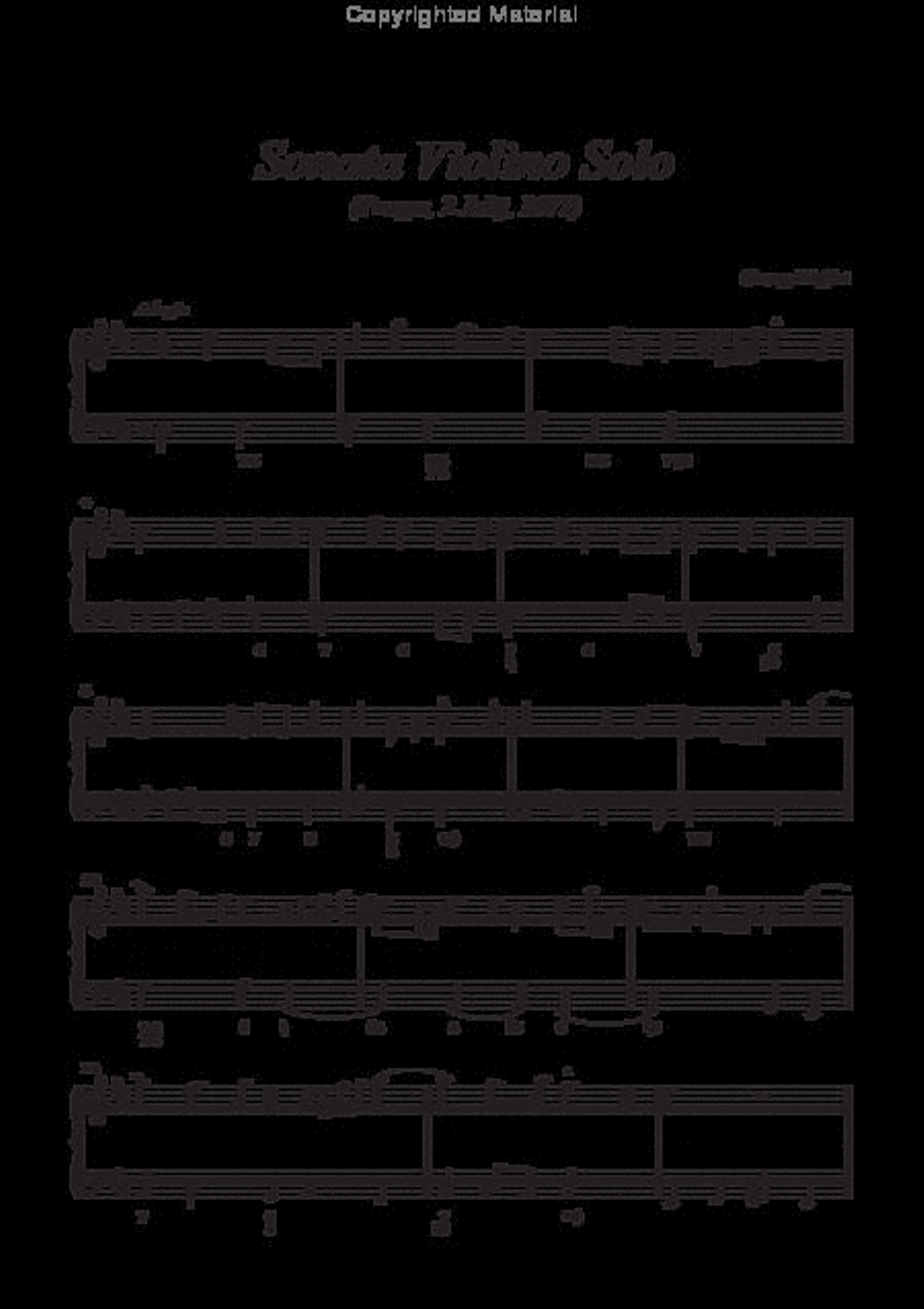 Sonata (Ms, Praha, 1677) Violin scores gallery preview page 2