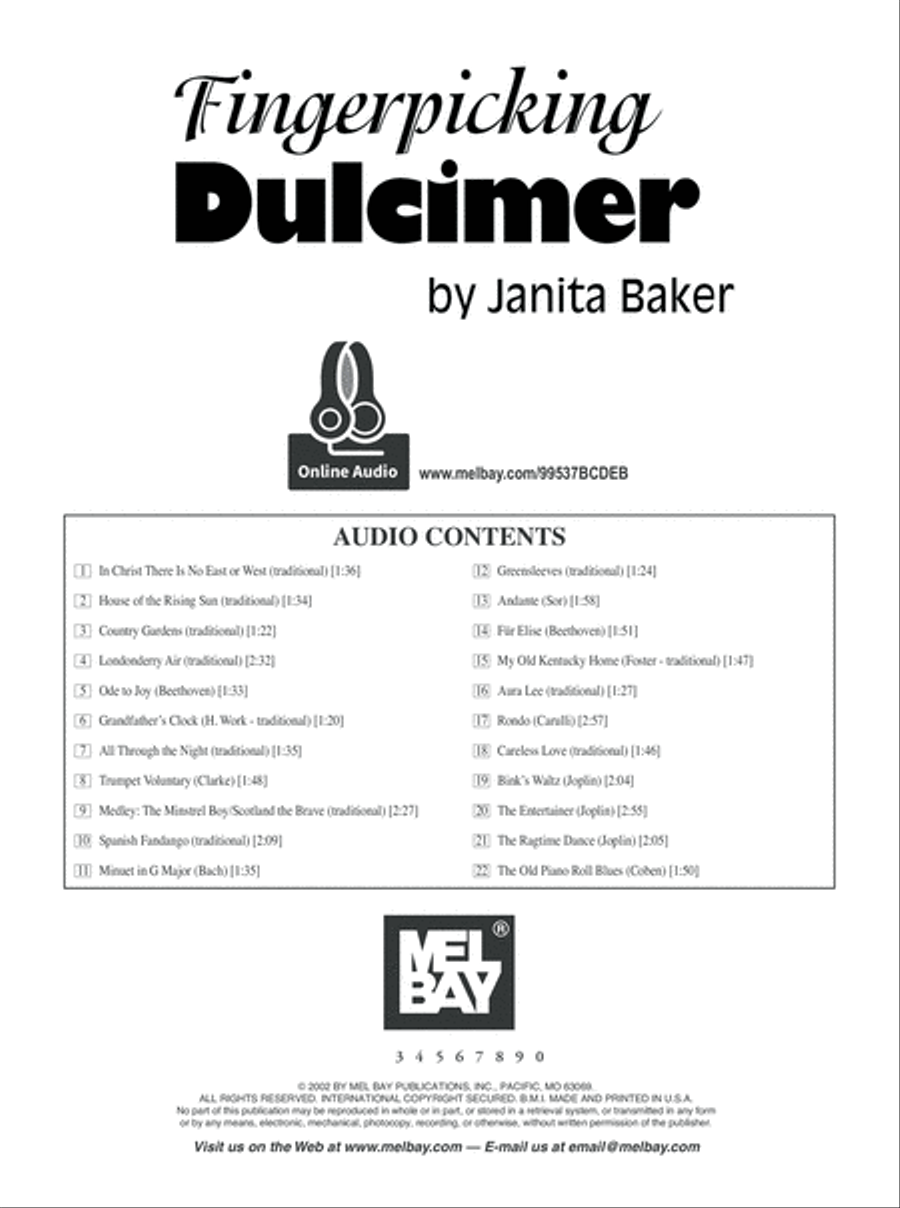 Fingerpicking Dulcimer Fingerpicking Guitar scores gallery preview page 7