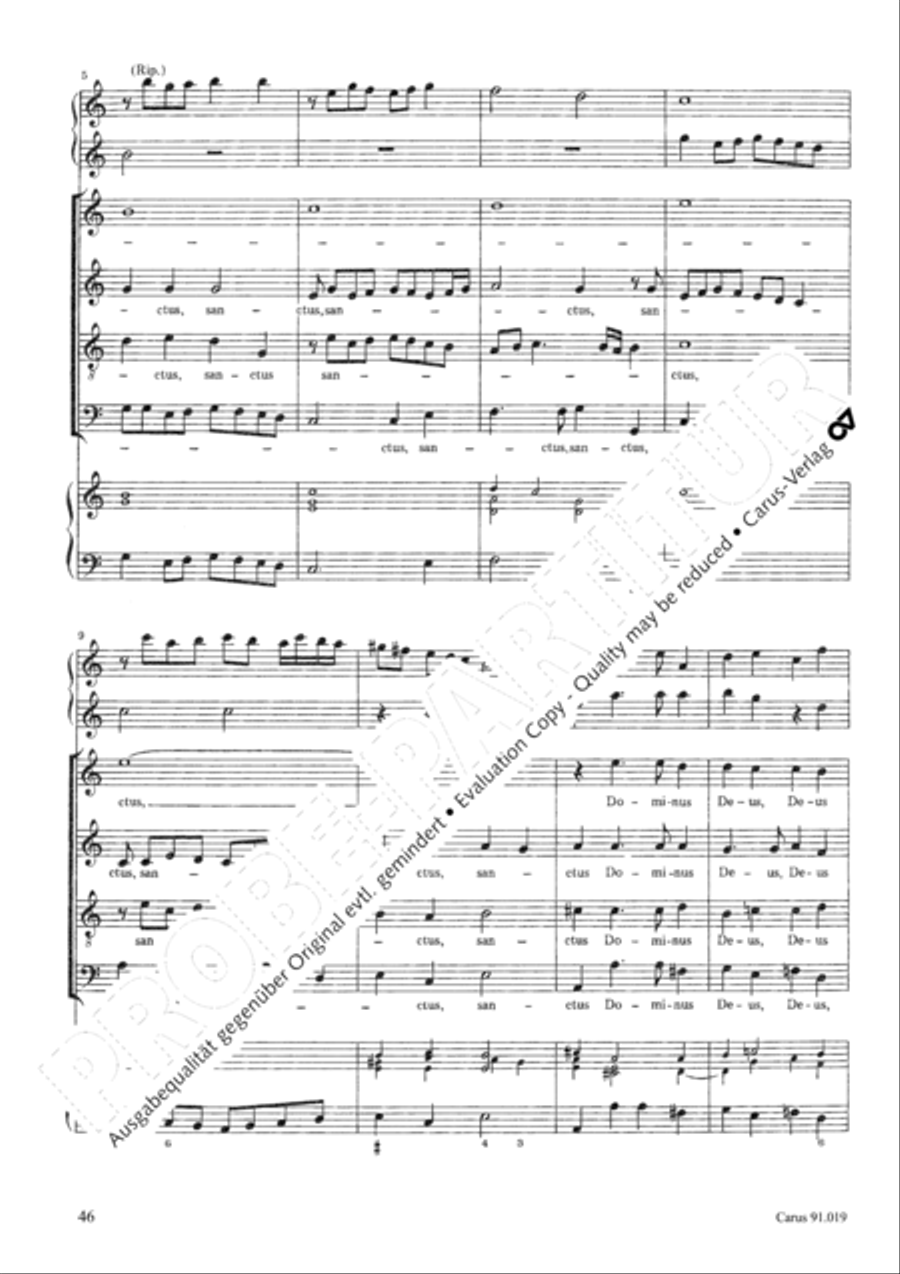 Non sine quare 4-Part scores gallery preview page 49