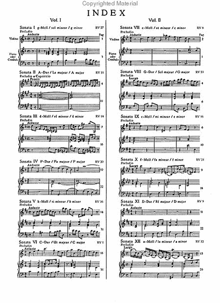 12 Sonatas, Op. 2 - Book 1