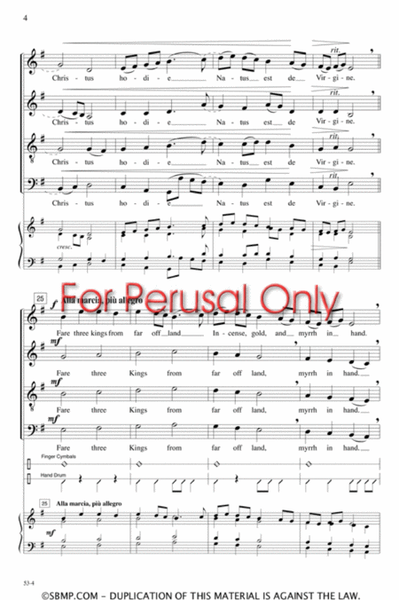 Blessed be that maid Marie - SATB Octavo image number null
