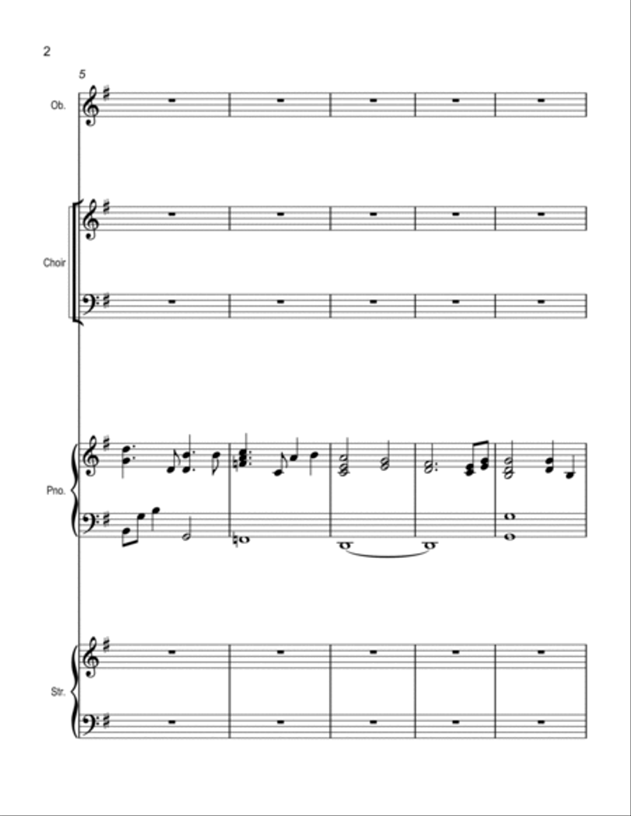 Somebody's Prayin' Choir scores gallery preview page 2