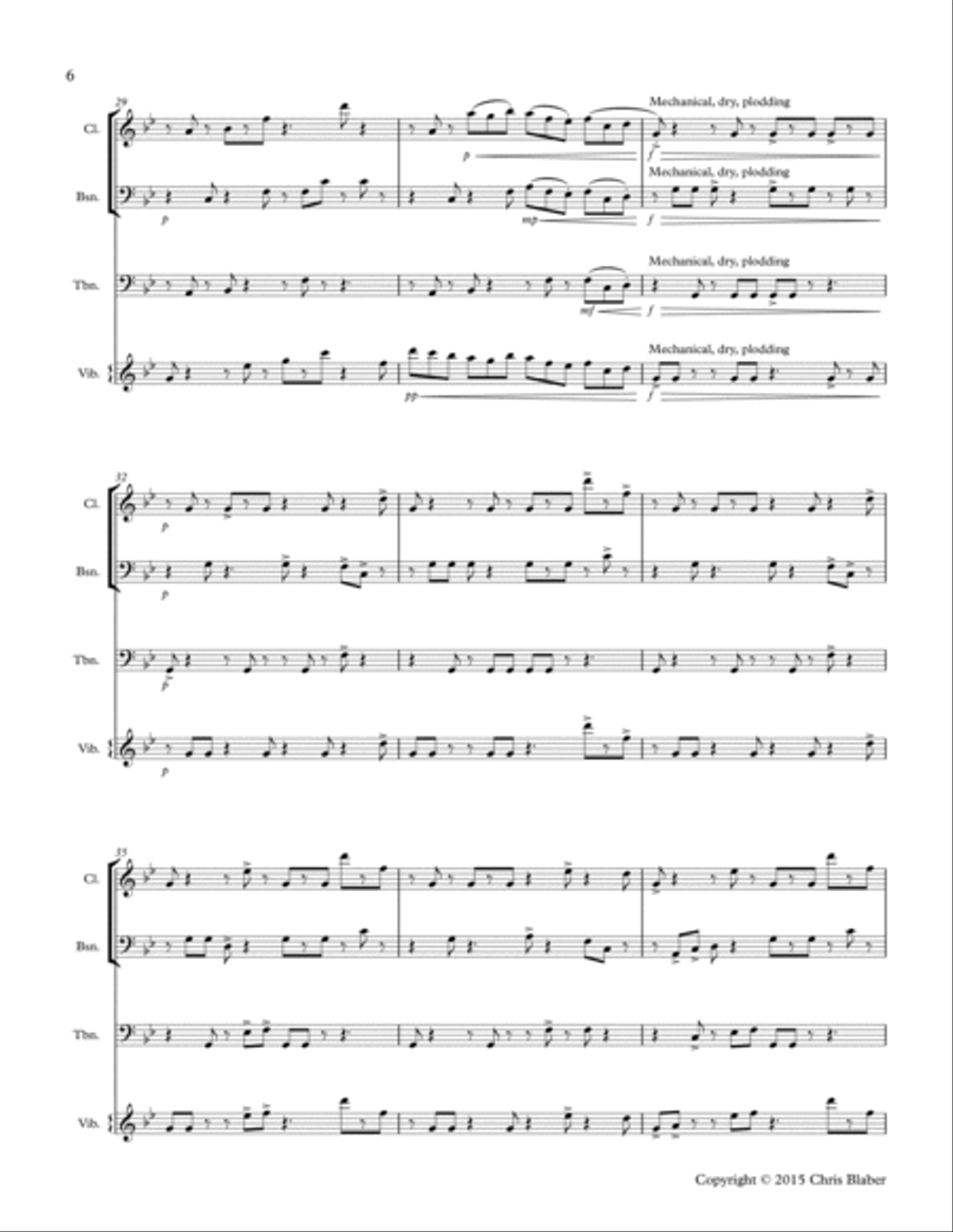 Growth, Stagnation Small Ensemble scores gallery preview page 6