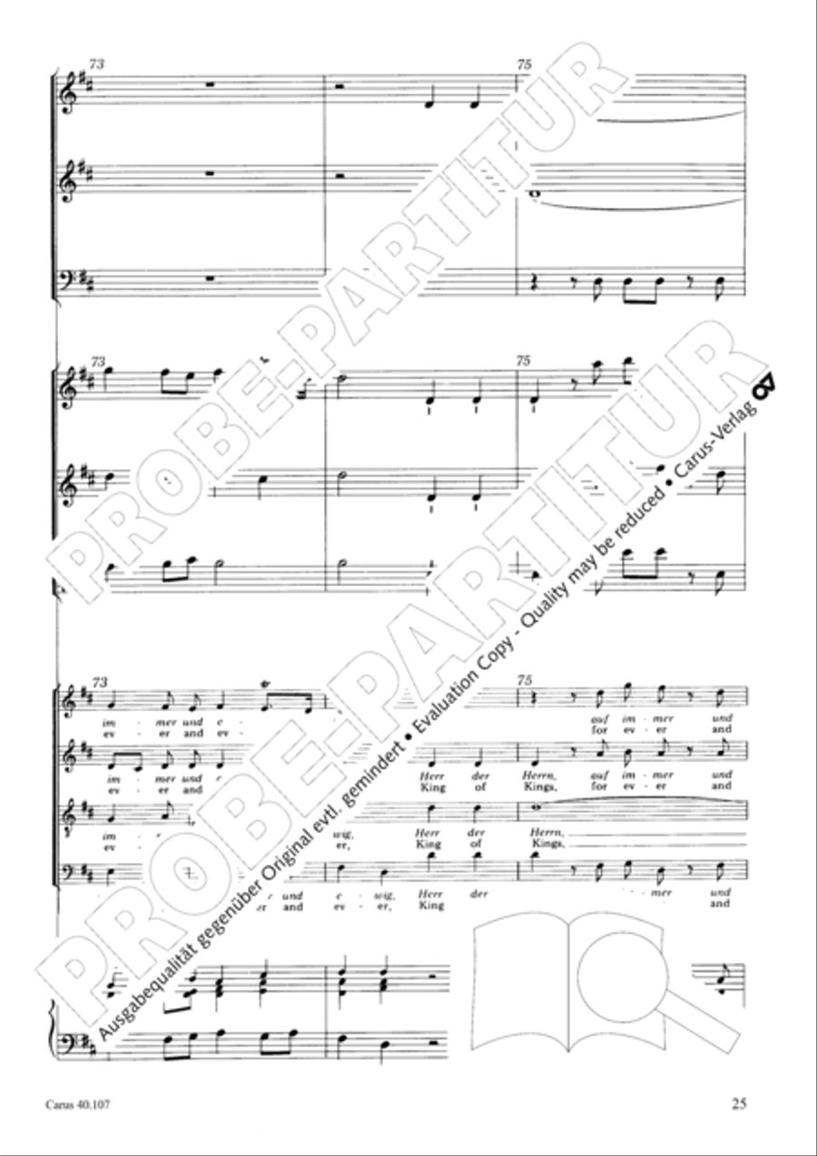 Halleluja (Jesus erschliesst uns die Schrift) 4-Part scores gallery preview page 26
