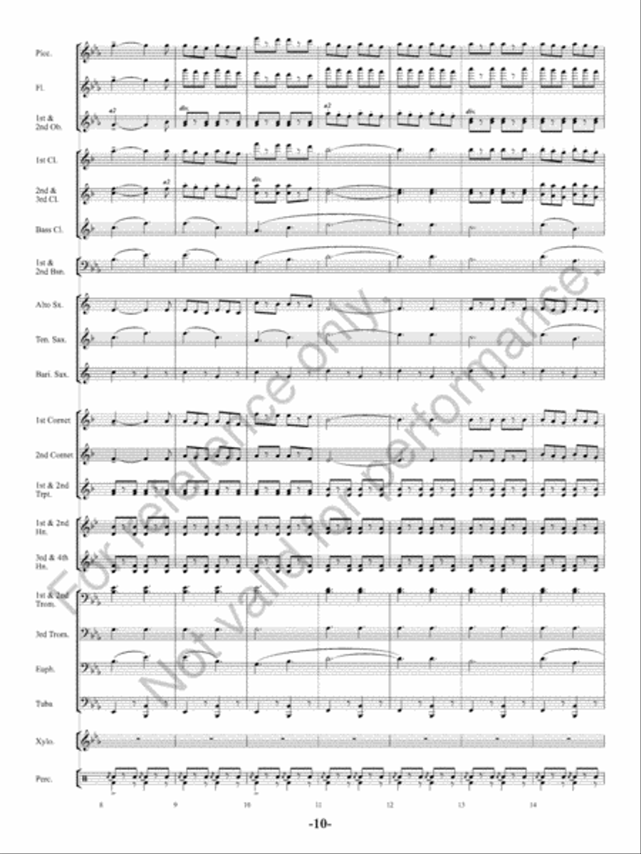 The Charlatan The Charlatan Concert Band scores gallery preview page 11