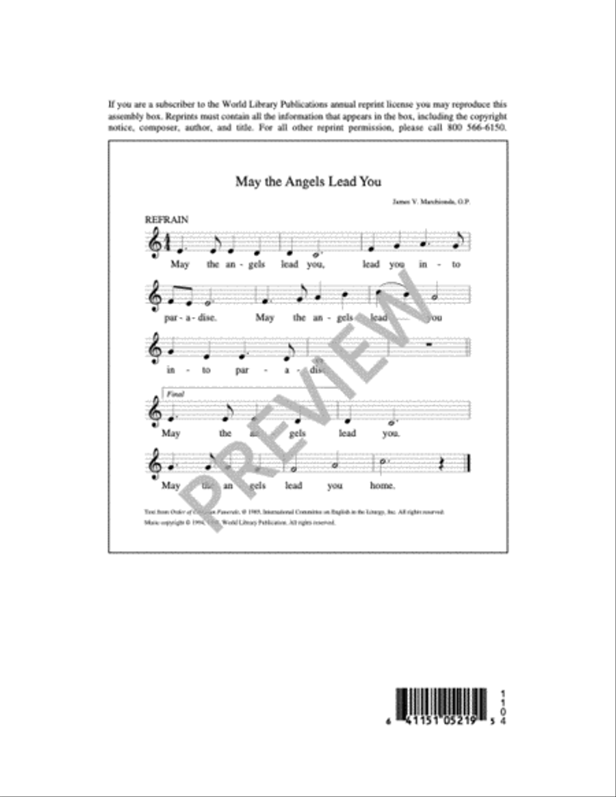 May the Angels Lead You May the Angels Lead You Piano and Keyboard scores gallery preview page 7