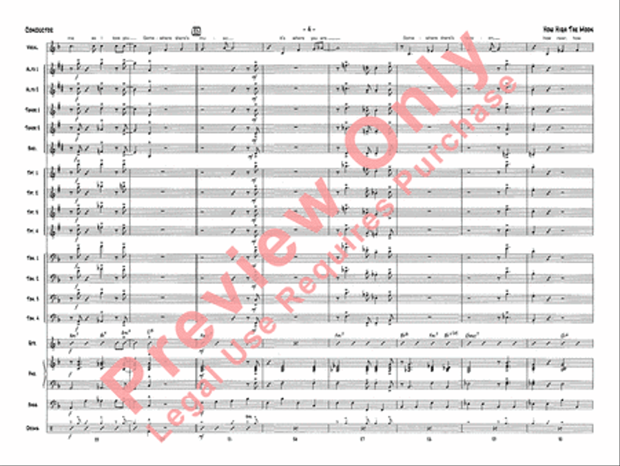 How High the Moon How High the Moon Jazz Ensemble scores gallery preview page 7