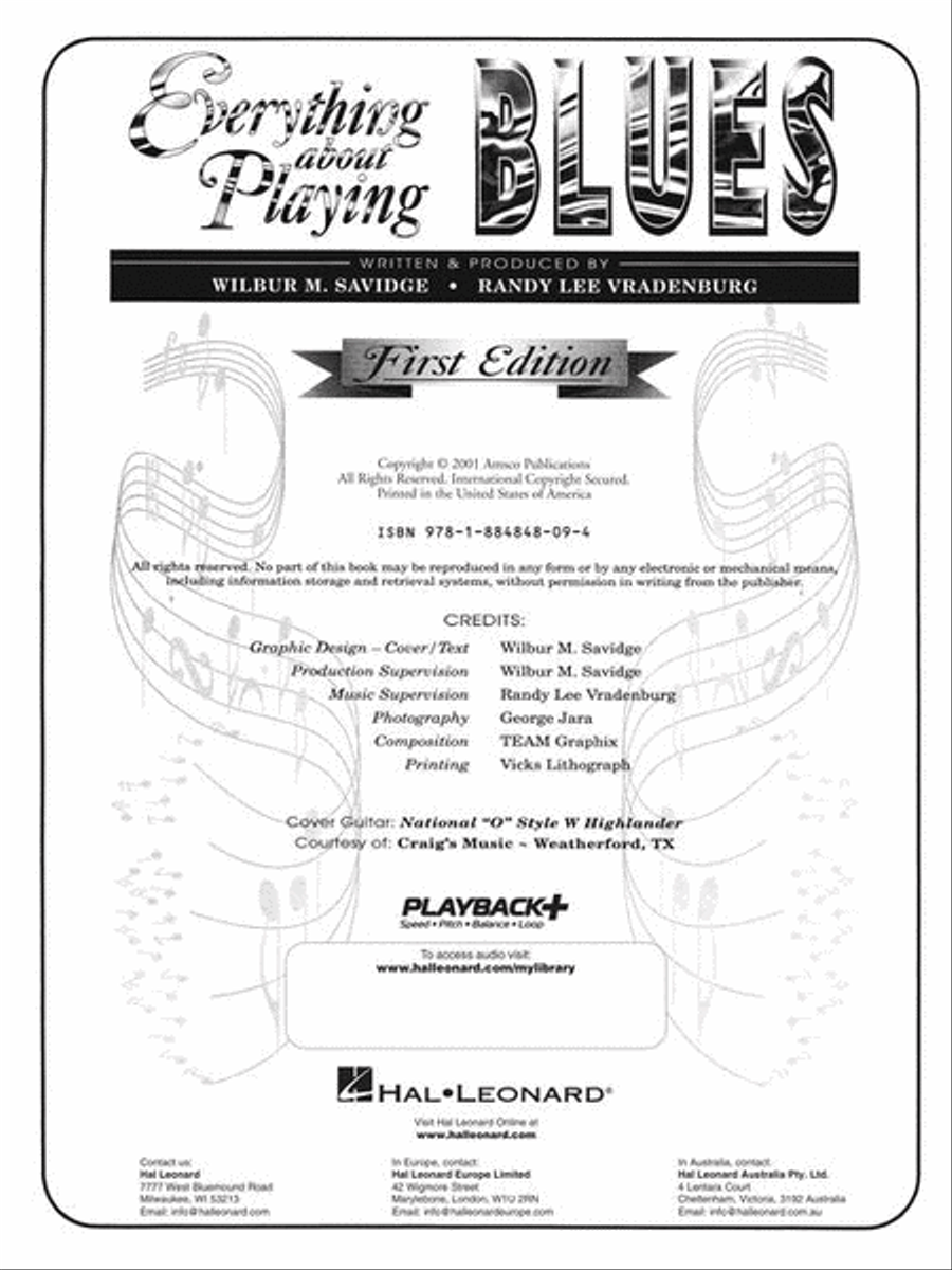 Everything About Playing the Blues Electric Guitar scores gallery preview page 3