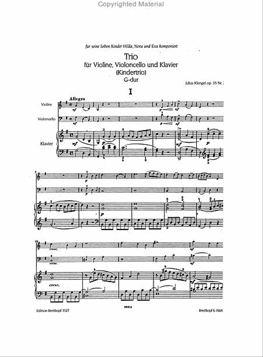 Children's Trios Op. 35 Children's Trios Op. 35 Piano Trio scores gallery preview page 3