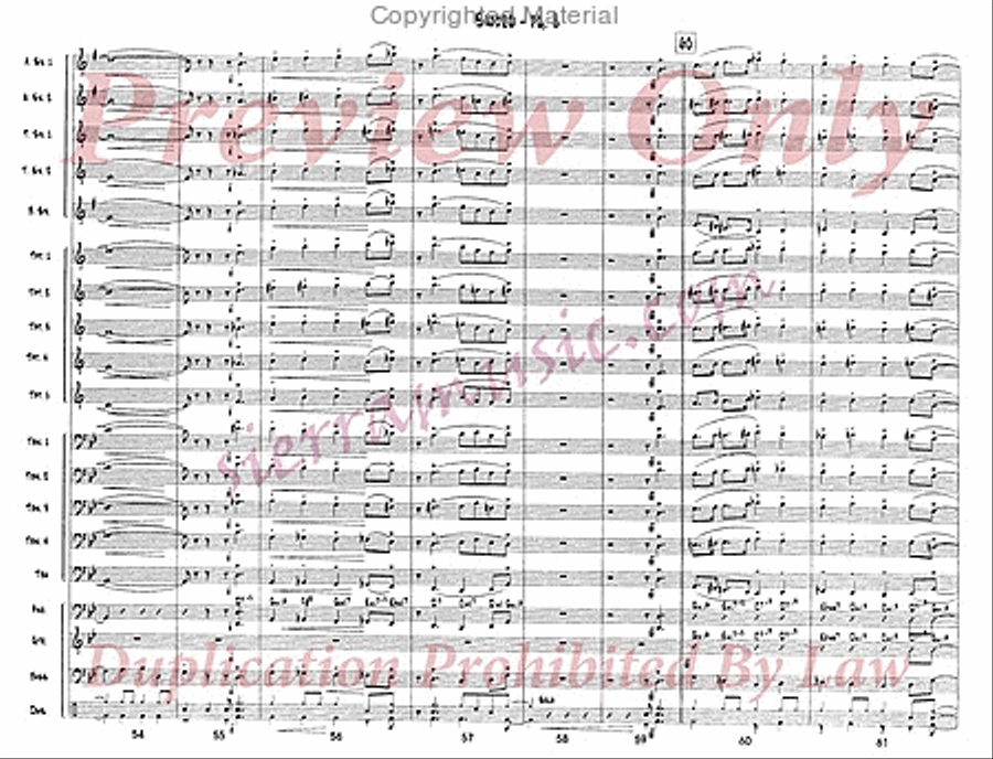 Sword Big Band scores gallery preview page 9