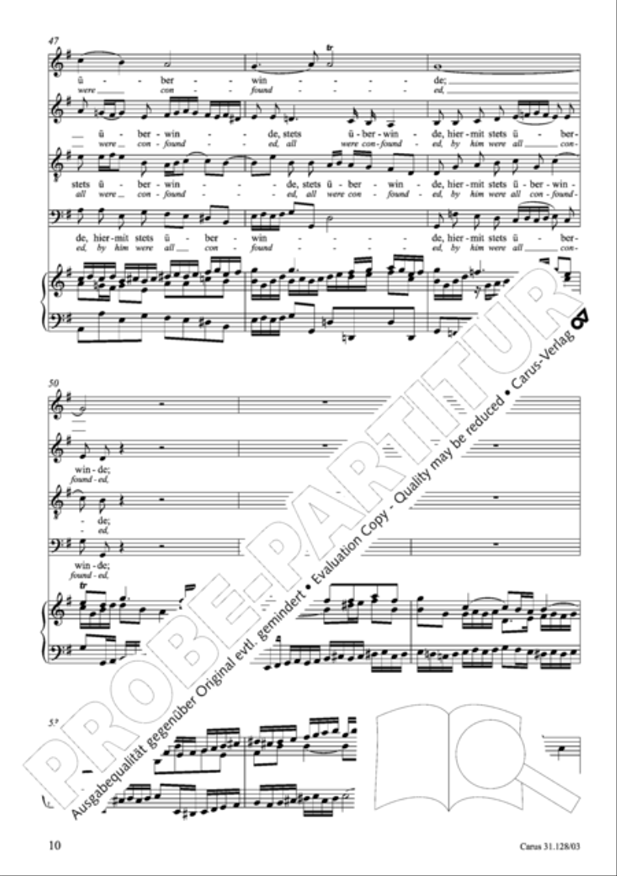 On Jesus Christ's ascent on high (Auf Christi Himmelfahrt allein) ATB scores gallery preview page 11