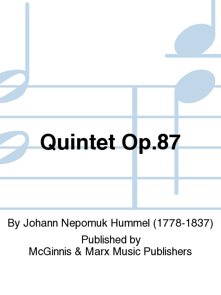 Quintet Op. 87