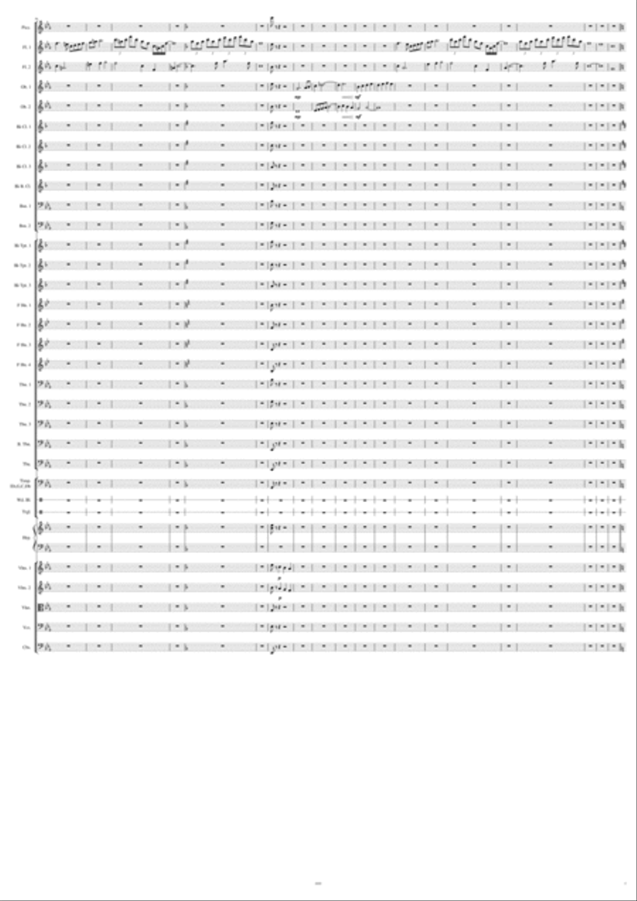 Nevada Desert Full Orchestra scores gallery preview page 5
