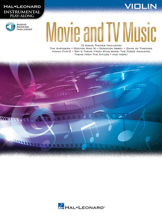 Book cover for Movie and TV Music for Violin