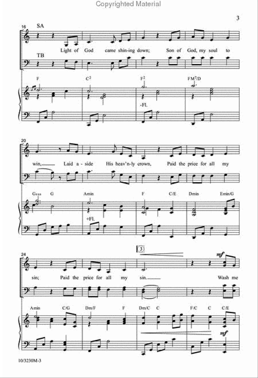 Free From Guilt and Free From Sin 4-Part scores gallery preview page 3