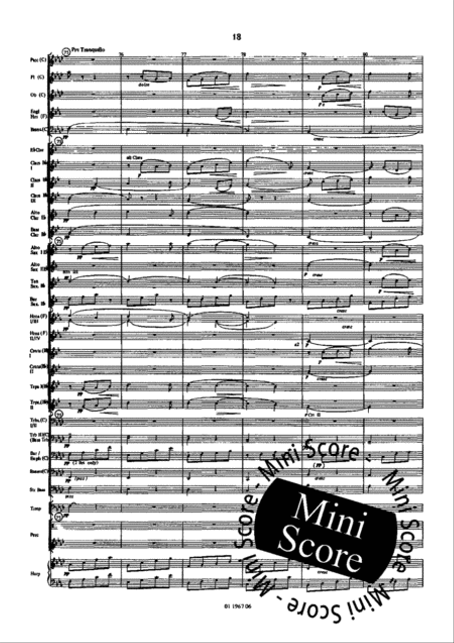 Chanson de Matin Concert Band scores gallery preview page 17