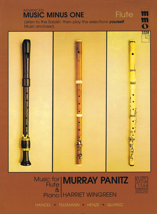 Book cover for Advanced Flute Solos - Volume 3
