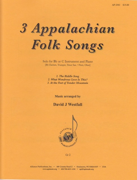 3 Appalachian Folk Songs image number null