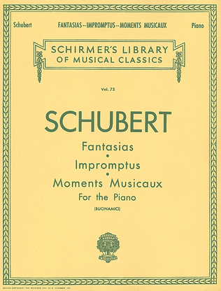 Book cover for Fantasias, Impromptus, Moments Musicaux