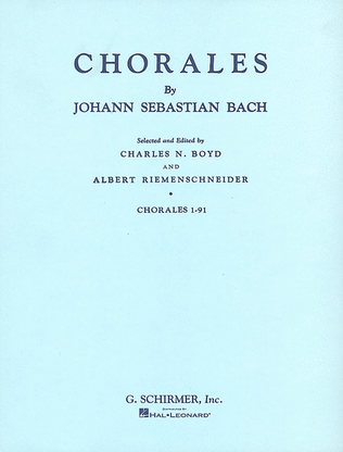 Book cover for Chorales 1-91