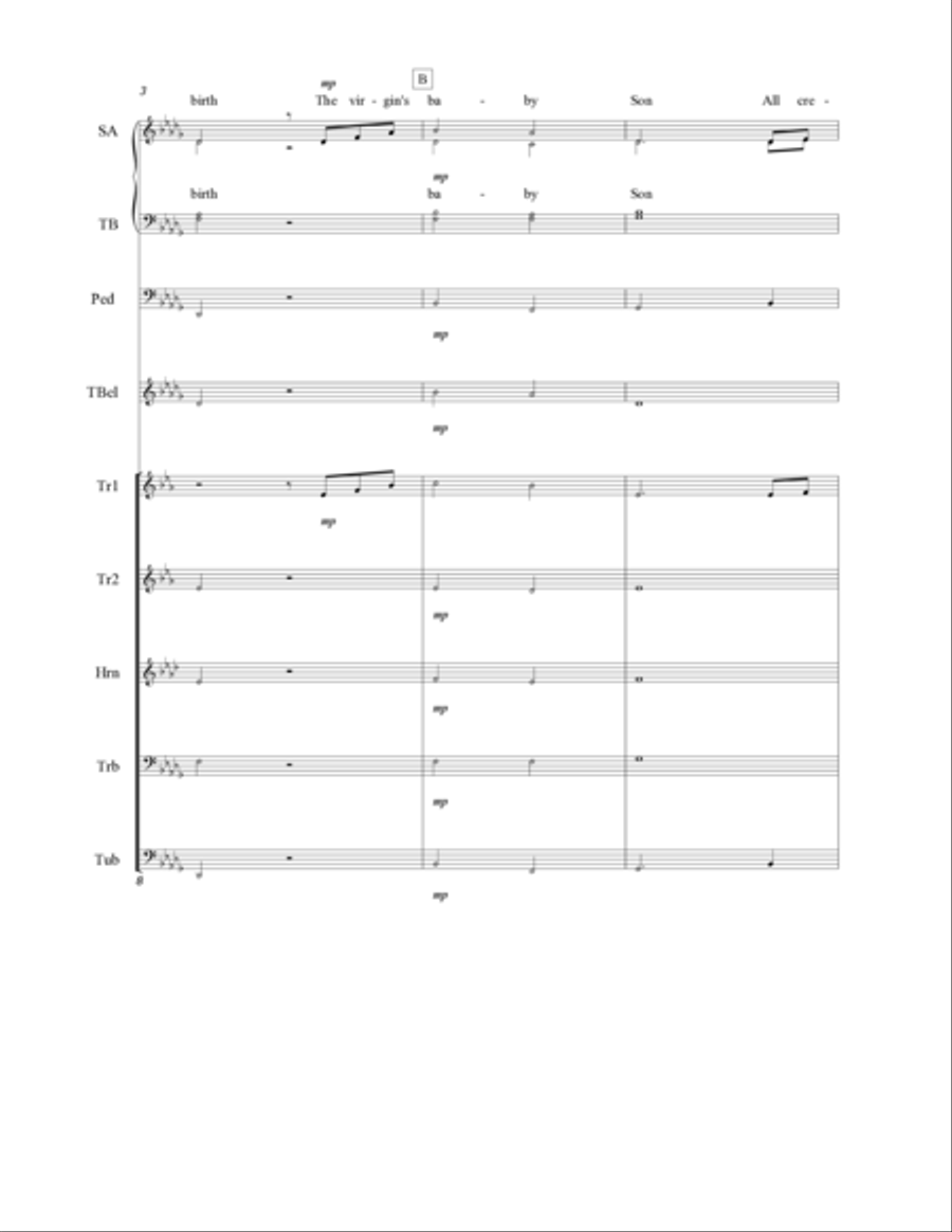 Christmas Hymn 4-Part scores gallery preview page 4