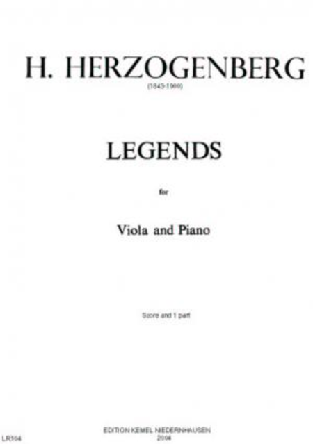 Legends : for viola and piano, op. 62
