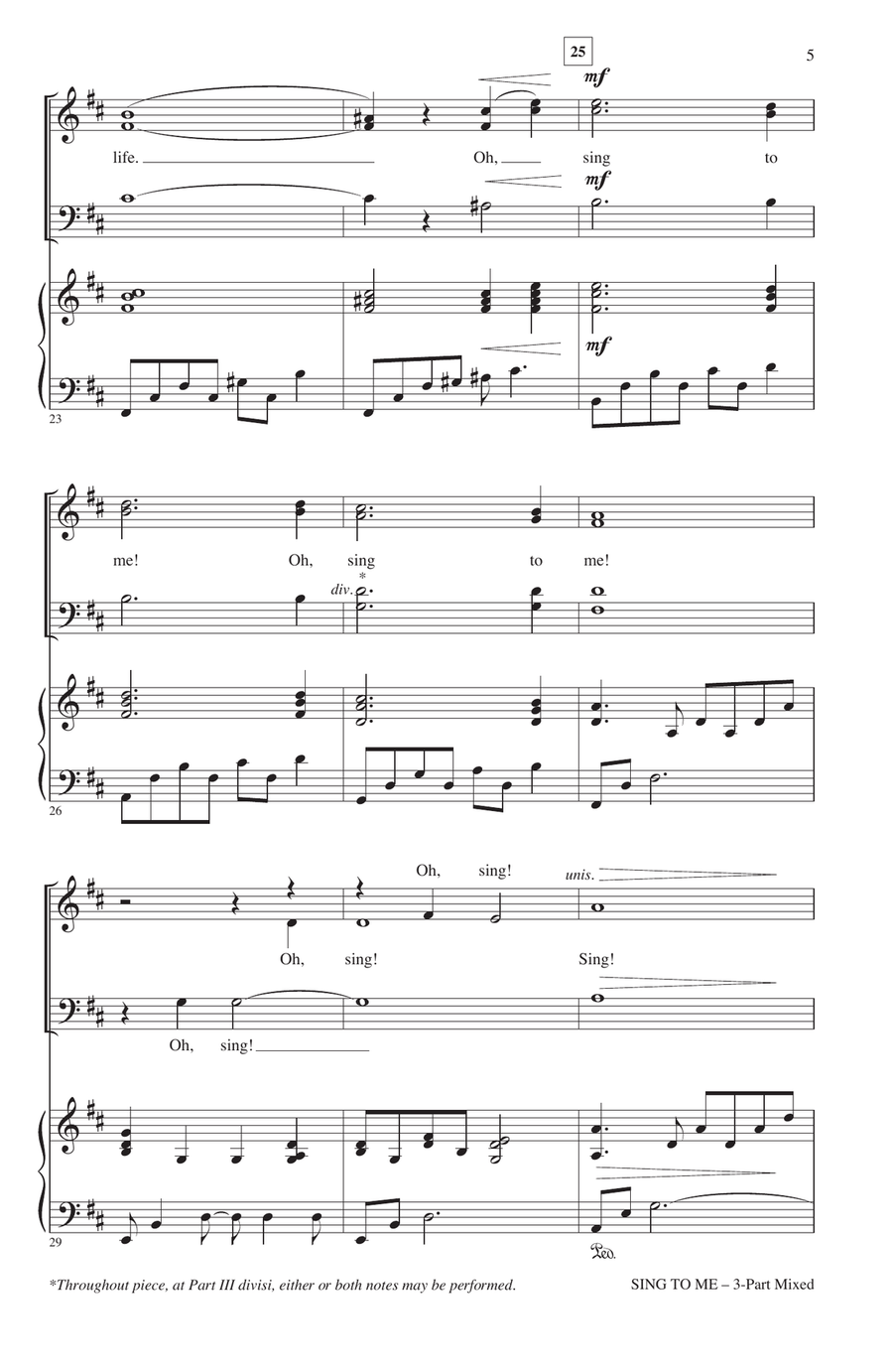 Sing To Me Sing To Me 3-Part scores gallery preview page 4