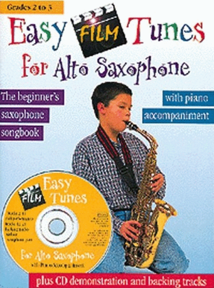 Easy Film Tunes For Alto Sax/Piano Book/CD