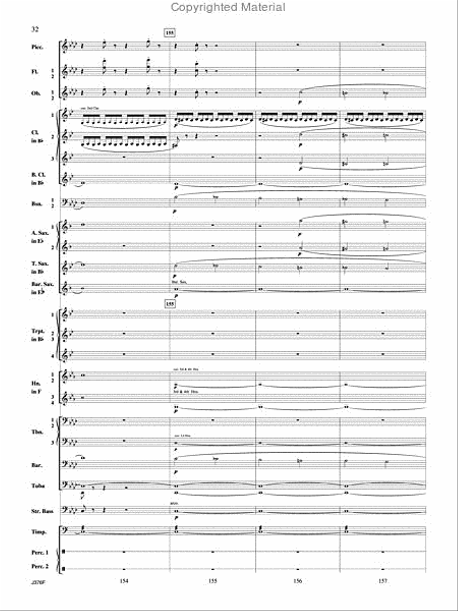 William Tell Overture Concert Band scores gallery preview page 33