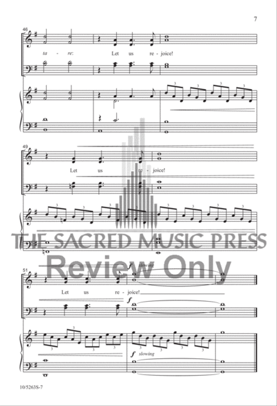 Gabriel, Archangel Bright 4-Part scores gallery preview page 6