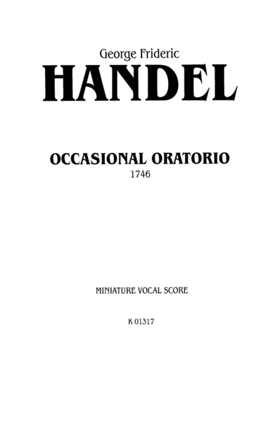 The Occasional Oratorio