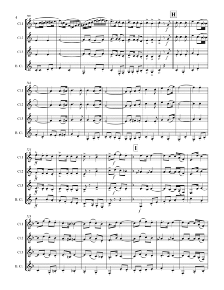 In Heaven There Is No Beer Woodwind Ensemble scores gallery preview page 5