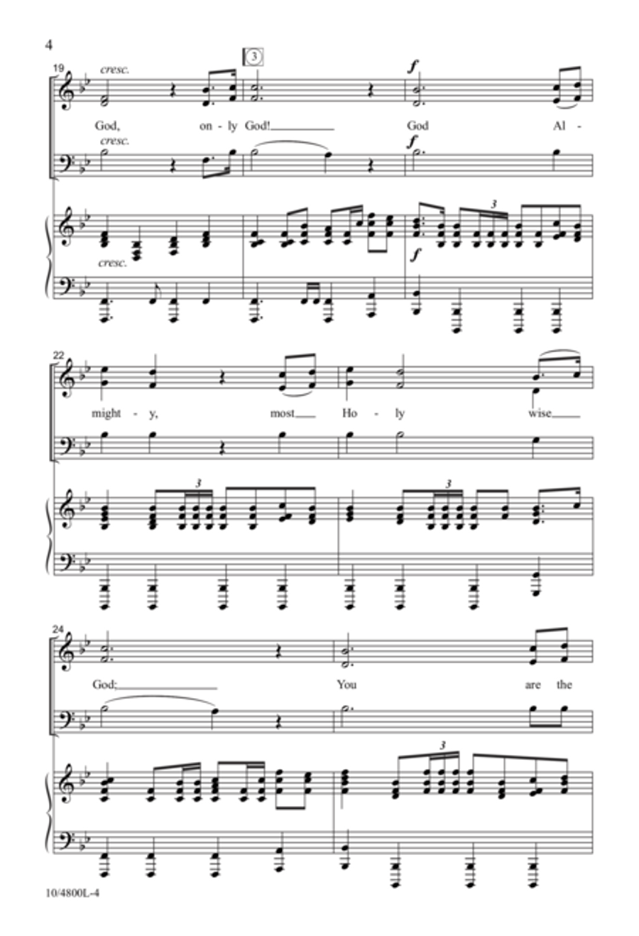 Only God Only God 3-Part scores gallery preview page 4