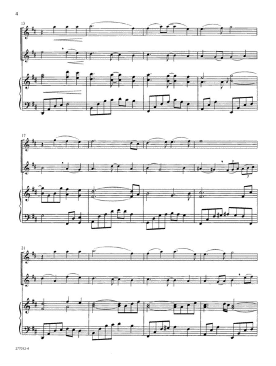 Be Still My Soul Flute Duet scores gallery preview page 3