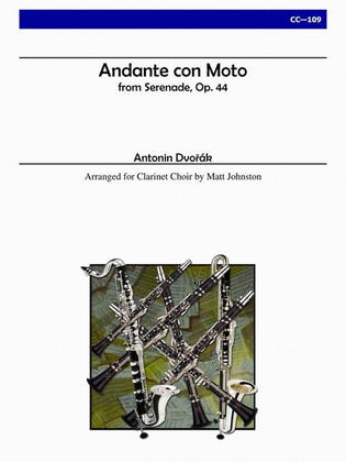 Andante con Moto from Serenade, Op. 44 for Clarinet Choir